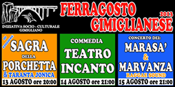 Il Programma del Ferragosto Gimiglianese 2013