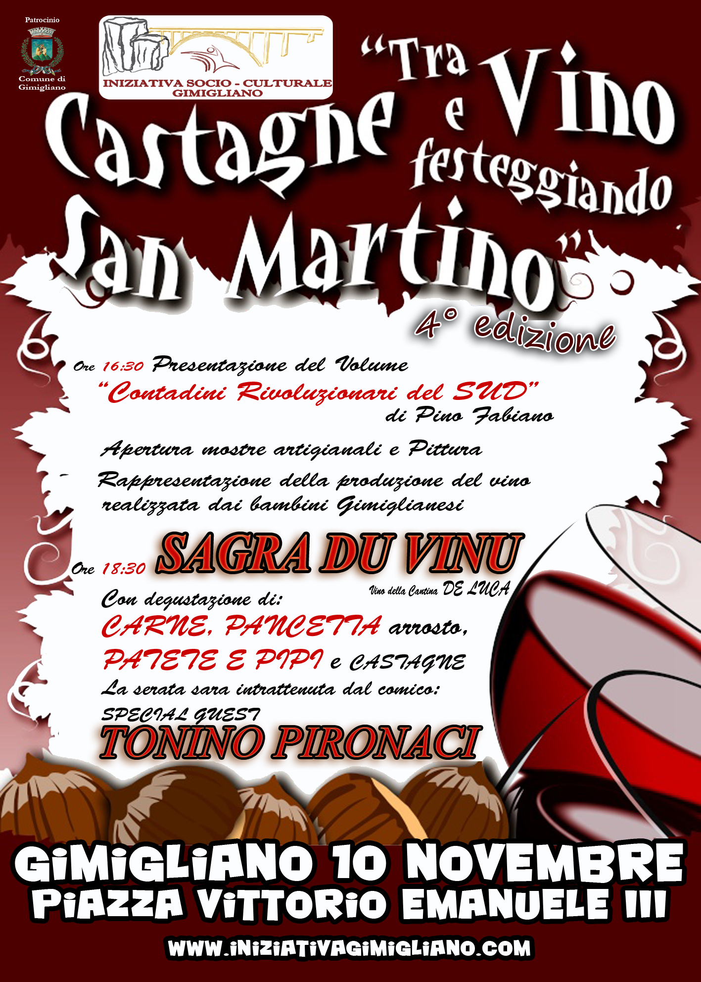 U mangiare d’o contadinu e Tonino Pironaci ospiti del San Martino